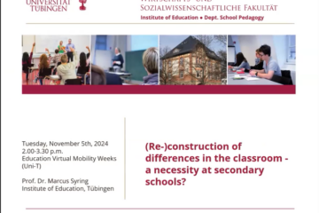 (Re-)construction of differences in the classroom – a necessity at secondary schools By Marcus Syring (University of Tübingen) – Part 3