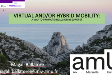 Virtual andor hybrid mobility a way to promote inclusion in Europe Magali Ballatore